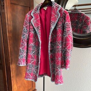 Sigrid Olsen Pink Cardigan Sweater